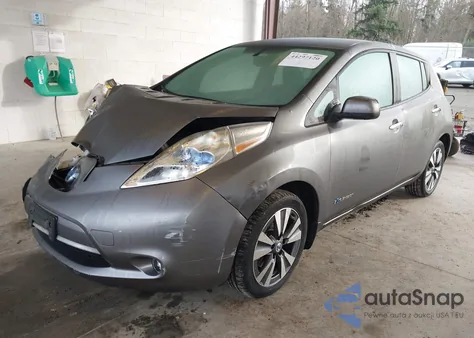 2014 Nissan Leaf Sl z USA, uszkodzony, nr VIN 1N4AZ0CP7EC337294